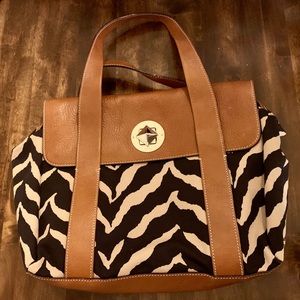 Kate Spade - Brown Zebra print with leather straps